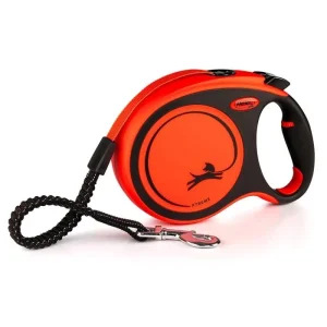Flexi Xtreme Flexline Med Integreret Stødsikring L Orange 8M 55kg