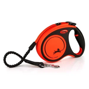 Flexi Xtreme Flexline Med Integreret Stødsikring M Orange 5M 35kg