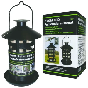 Foderautomat med LED-lys