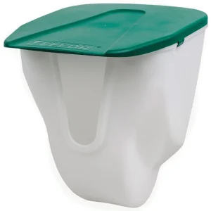 Fodersilo til væg, plast, for 2,5 kg foder