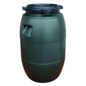 Fodertønde grøn med skruelåg 30, 60 eller 120 ltr