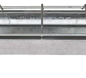Fodertrug galv.