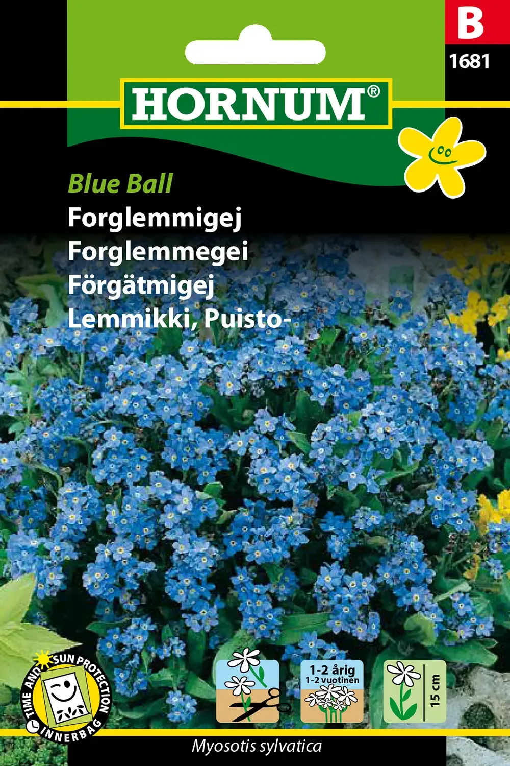 Forglemmigej, Blue Ball (B) 1681
