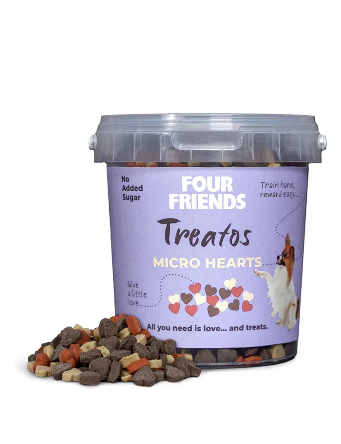 Four Friends – Treatos Micro Hearts – 500g