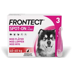 FRONTECT Flåt-, mygge- & loppemiddel Spot-on hund 40-60 kg - 3x6 ml