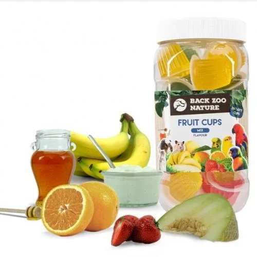 Fruitcup Mix til Foraging holdere fra Back Zoo Nature