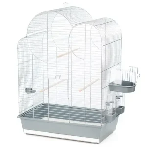 Fuglebur Eliza 54 x 34 x 75 cm sølv