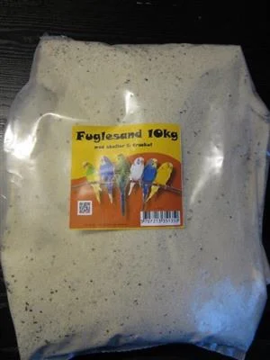 Fuglesand, fint, med skaller & trækul - Image 2