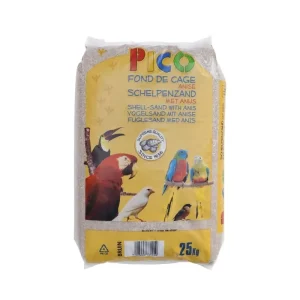 Fuglesand, PICO Brun – 25 kg.