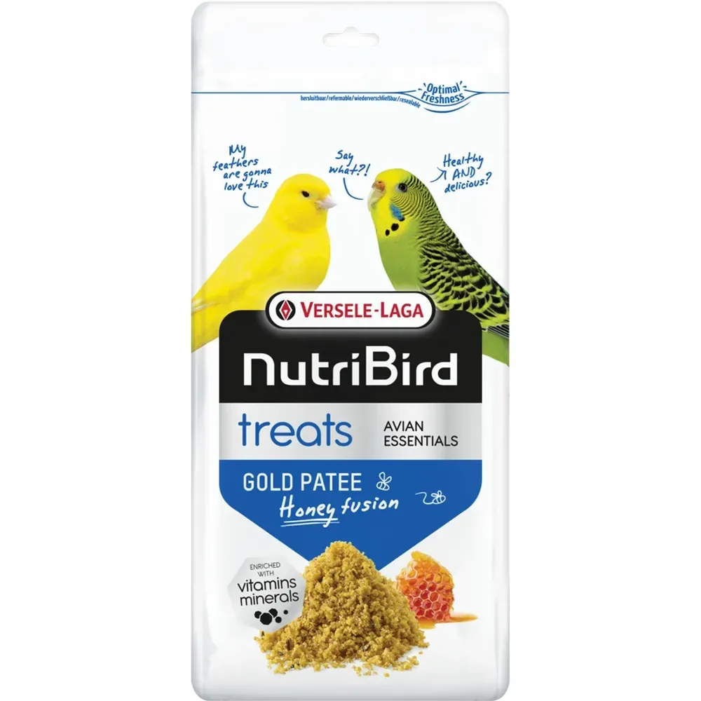 FugleTreat til fugle i vækst og fæld, fra Nutribird Gold Patee