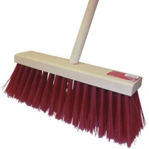 Gadekost medium nylon med skaft – 35 cm