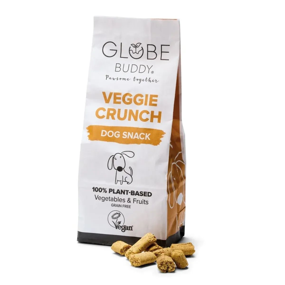 Globe Buddy Veggie Crunch 200 g Grøntsager & Frugt – Vegansk