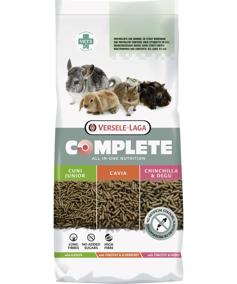 Gnaverfoder til marsvin 8kg - Complete Cavia fra Versele-laga