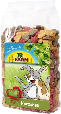 Gnaversnacks fra JR farm snack hjerter i pose