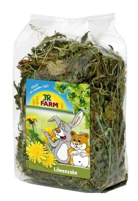 Gnaversnacks fra JR farm tørrede mælkebøtter