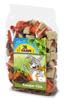 Gnaversnacks fra JR farm tørret grøntsagsmix & snacks