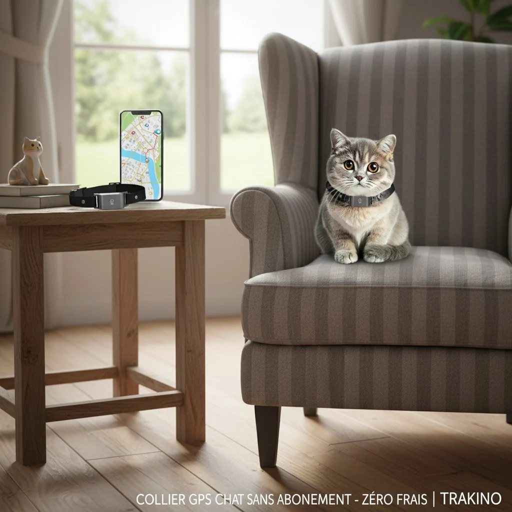 GPS-halsbånd til kat uden abonnement – ingen omkostninger | trakino - Image 2