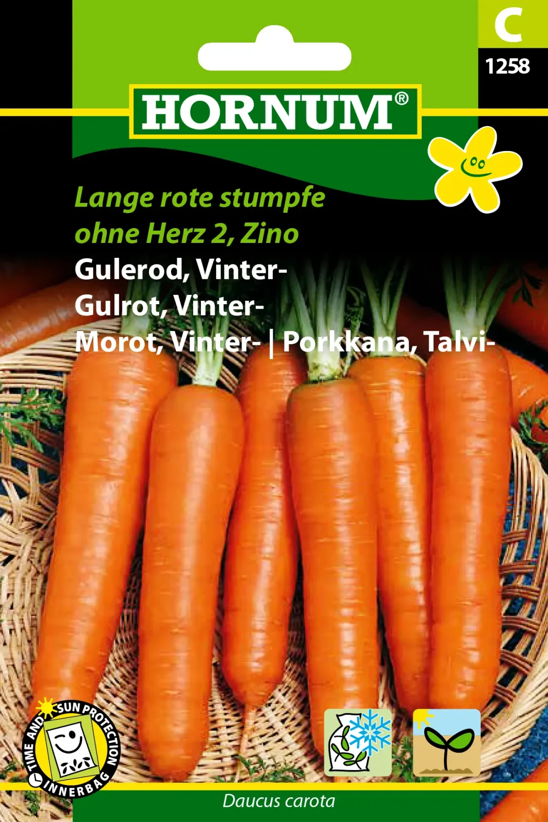 Gulerod, Vinter-, Lange rote stumpfe ( C) 1258