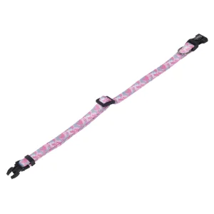 Halsbånd Camouflage, Pink – 20-35 cm x 10 mm