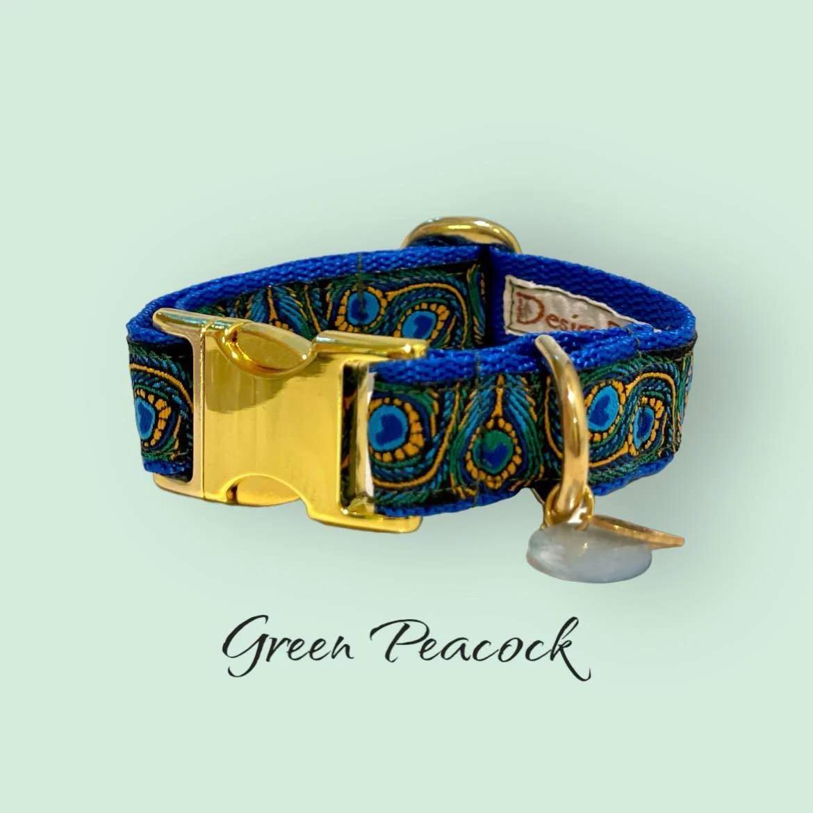 Halsbånd Green Peacock