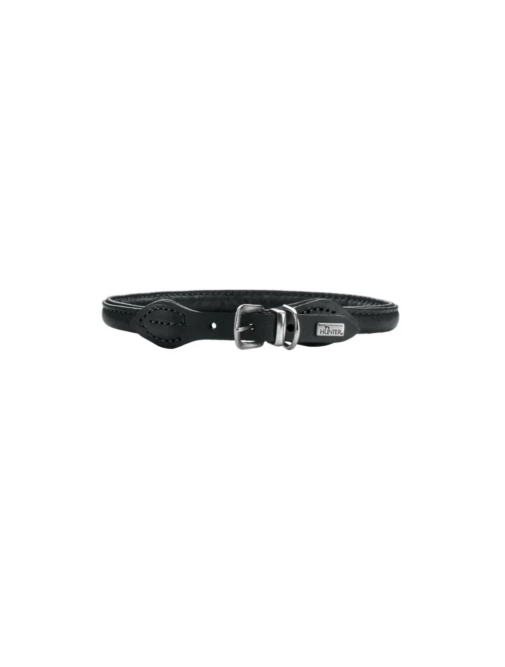 Halsbånd Round & Soft Canadian UP 45/S-M - 8 mm, sort