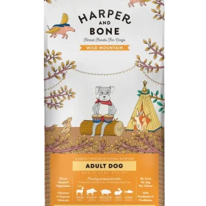 Harper & Bone Wild Mountain – Kornfrit voksen hundefoder – 2 kg