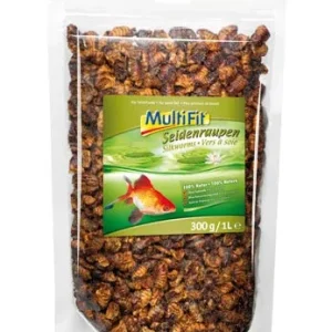 Havedamsfodersilkelarver 1 l / 300 g