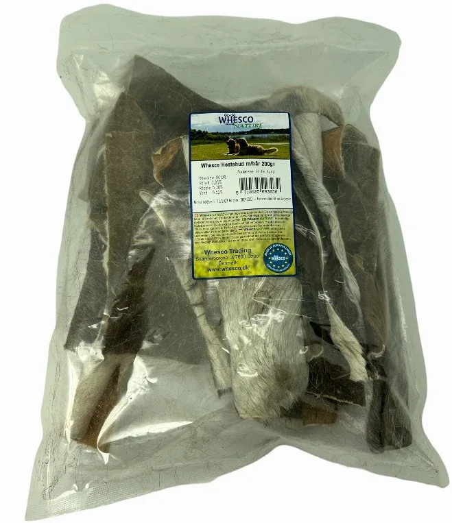Hestehud med pels til hunde | 200g naturligt & allergivenligt - Image 2
