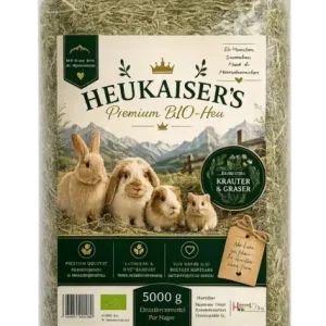 Heukaiser Premium Bio-Hø 5 kg – Økologisk alpehø