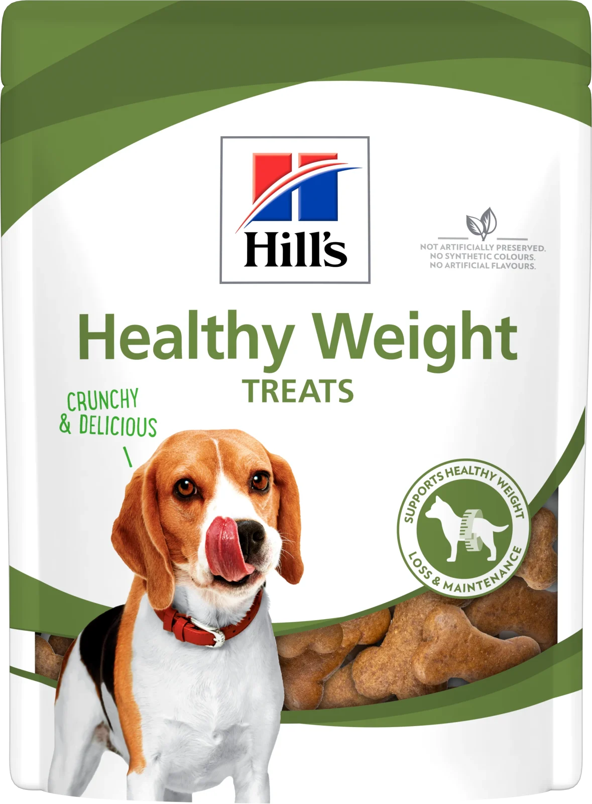 Hill's Healthy Weight Treats - gidbidder der støtte et sundt vægttab og vedligeholdelse af kropsvægt.