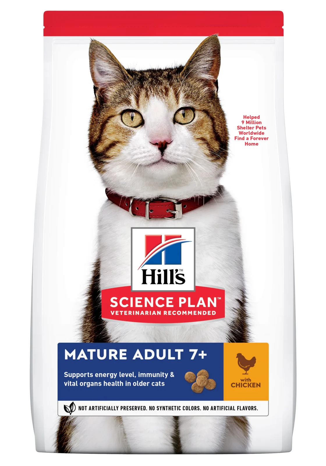 Hills kattemad med kylling. Til voksne/senior +7år katte