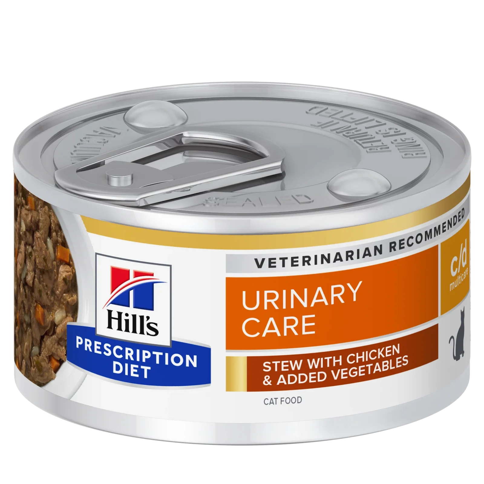 Hill’s Prescription Diet c/d Multicare Urinary Care Stew kattefoder med kylling & grøntsager - Image 2