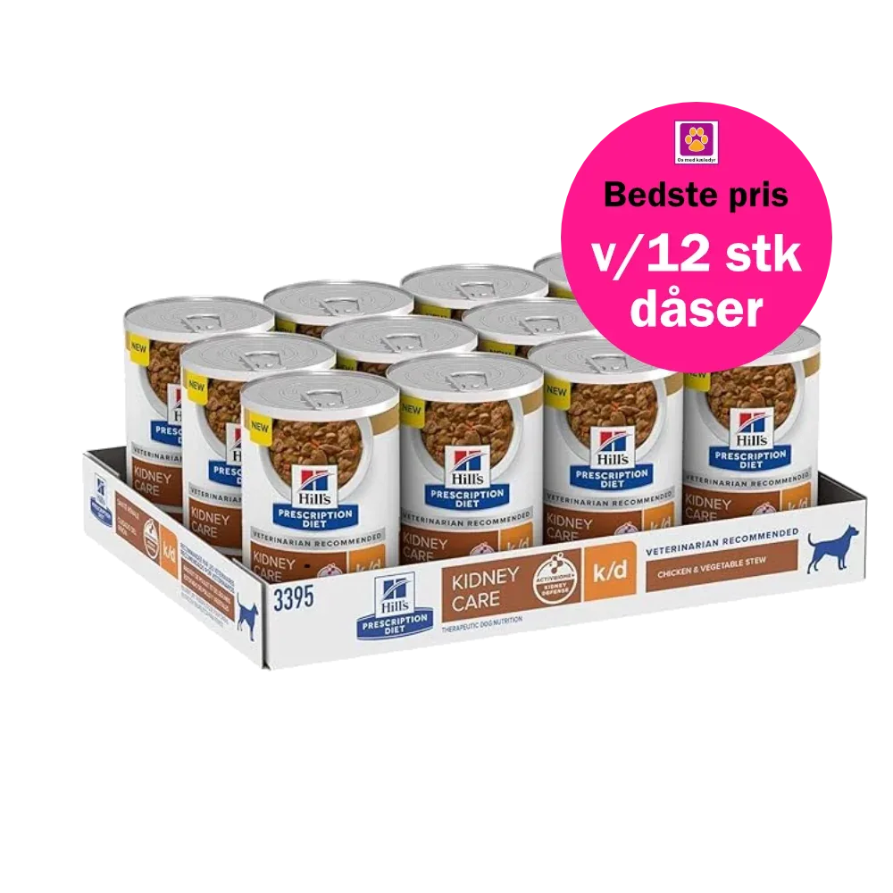 Hill's PRESCRIPTION DIET k/d Kidney Care Stew hundefoder med kylling og tilsatte grøntsager - Image 2