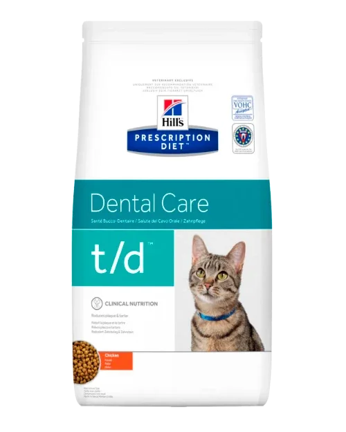 Hill's PRESCRIPTION DIET t/d Dental Care tørfoder til katte med kylling