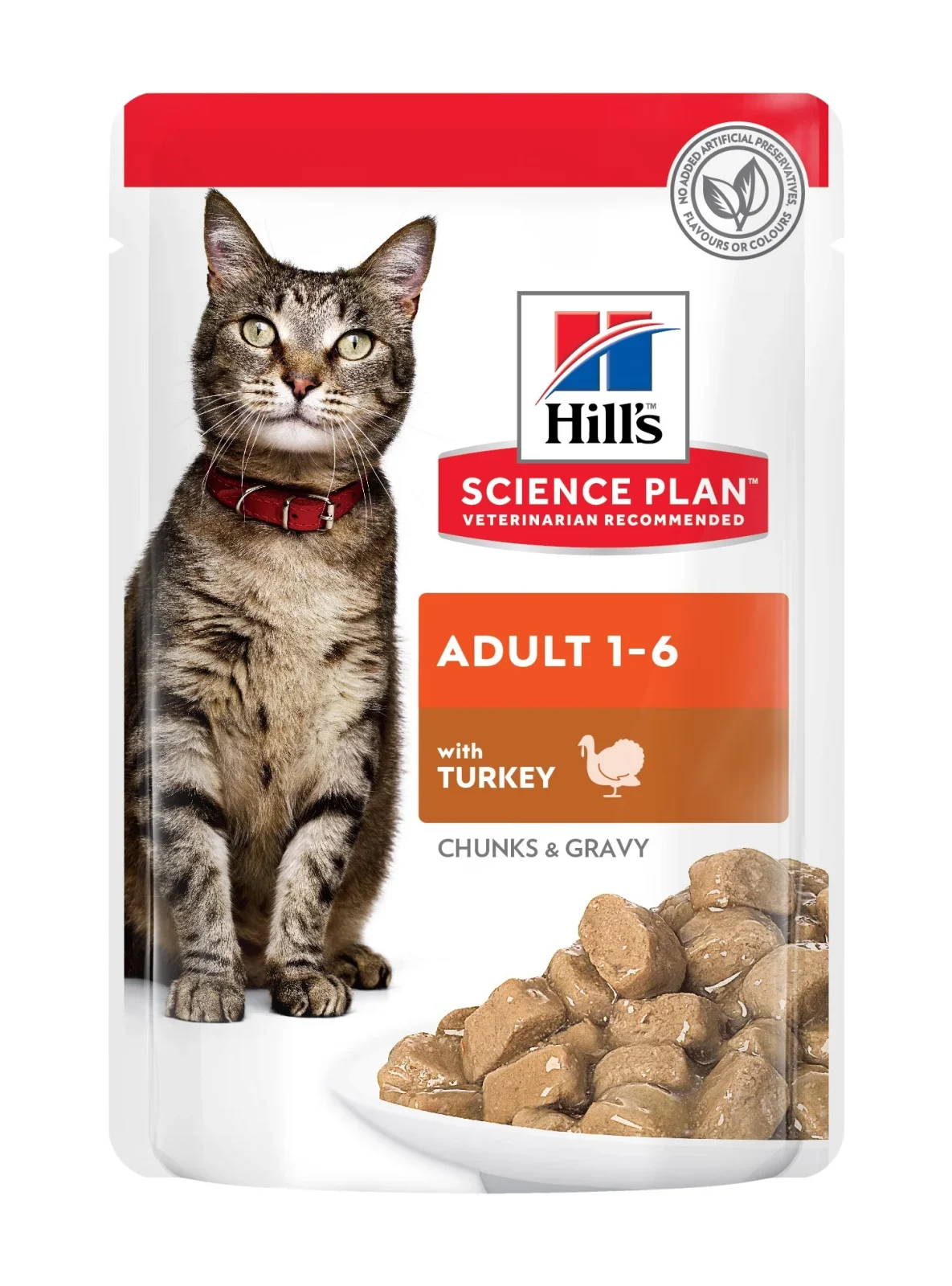 Hills vådfoder til voksne katte i sovs med fjerkræ - Multipack 12x85g - Image 2