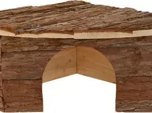 Hjørnetræhus Nico til kanin 30 x 15 cm
