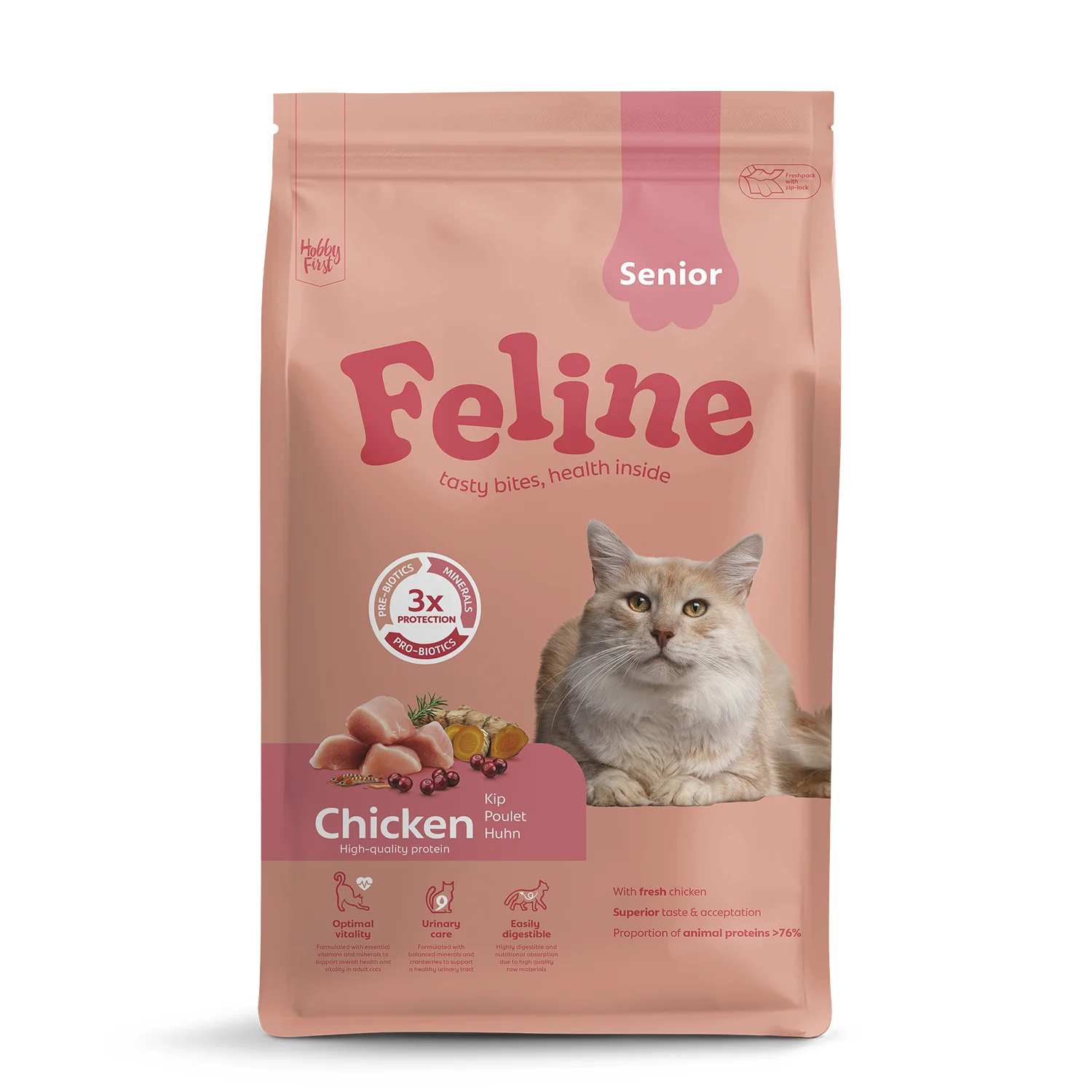 Hobby First Feline Mature +7Y 4,5 kg
