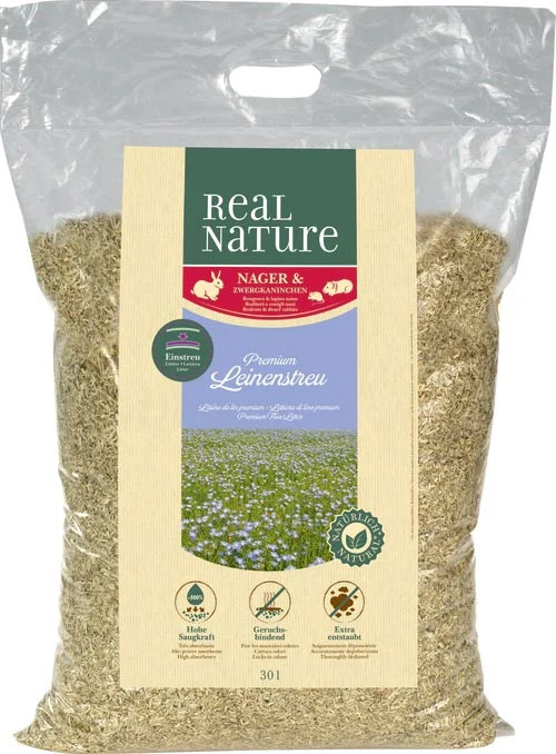 Hør strøelse 30 l / 3,5 kg