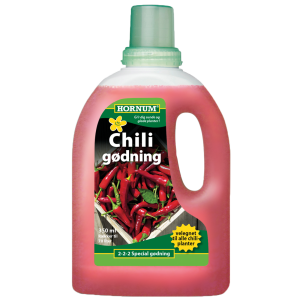 Hornum Chili gødning 2-2-2 – 350 ml.