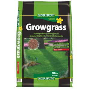 Hornum GrowGrass Plænegødning org – 10 kg.
