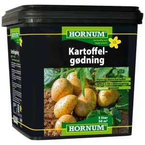 Hornum Kartoffelgødning 6-1-10 org. – 5 ltr.