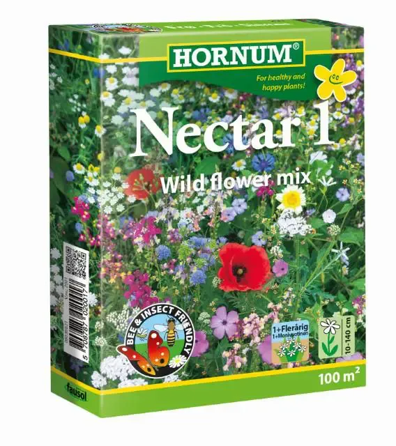 Hornum Nectar 1 Wild flower mix – 100 g.