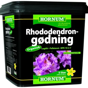 Hornum Rhododendron gødning org. – 5 ltr.