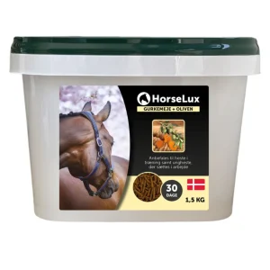 HorseLux Gurkemeje+Oliven 1,5 kg