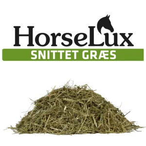 HorseLux Snittet Græs, sæk 12 kg