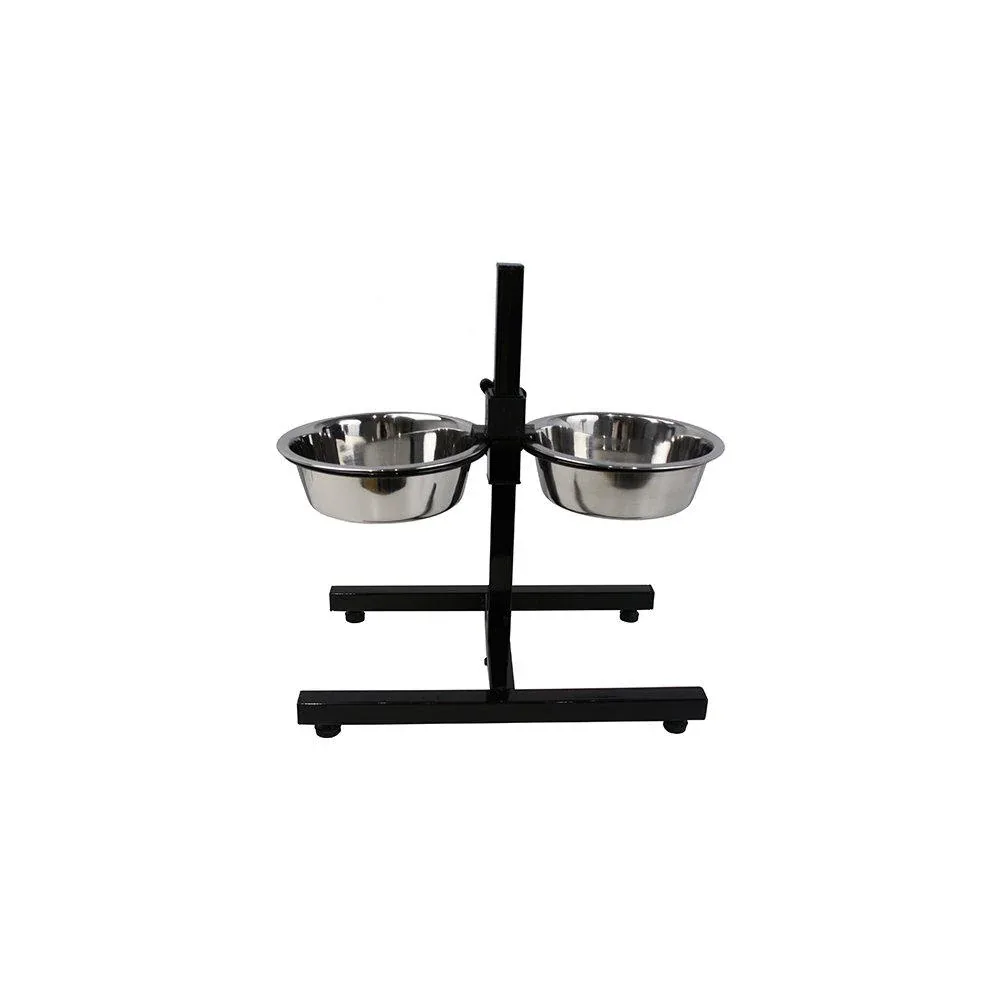 Hunde mad og vandskål Sæt - Justerbar, ergonomisk rigtig - Image 2
