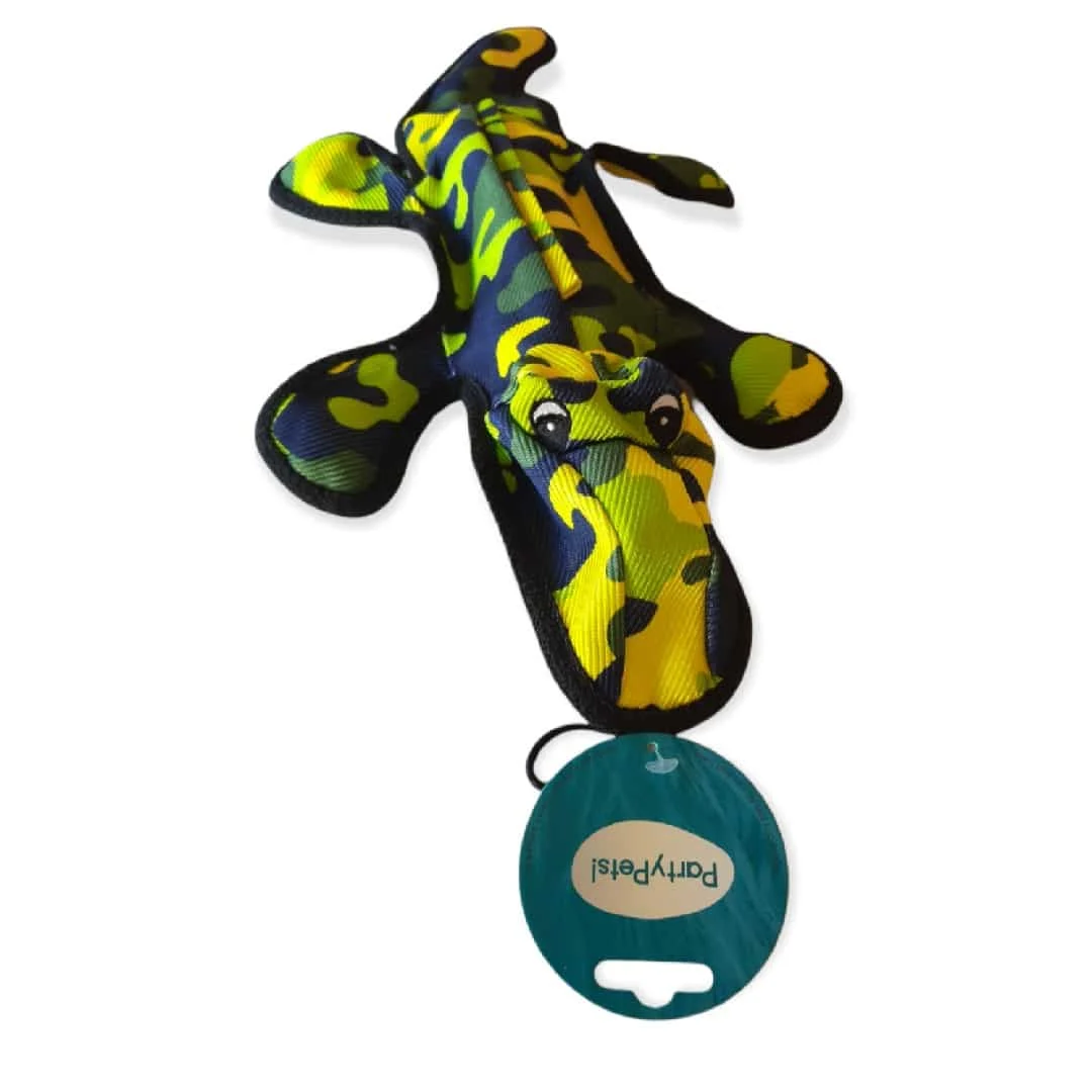 Hundelegetøj, krokodille, Party Pets - Image 2