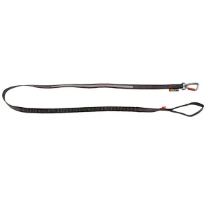 Hundeline touring bungee 3 m sort & grå