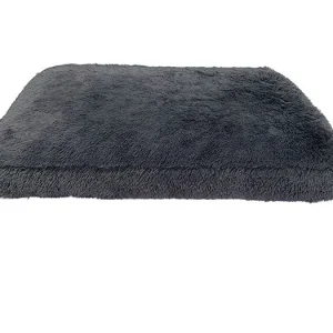 Hundepude Fluffy S 74x52x8 cm koksgrå