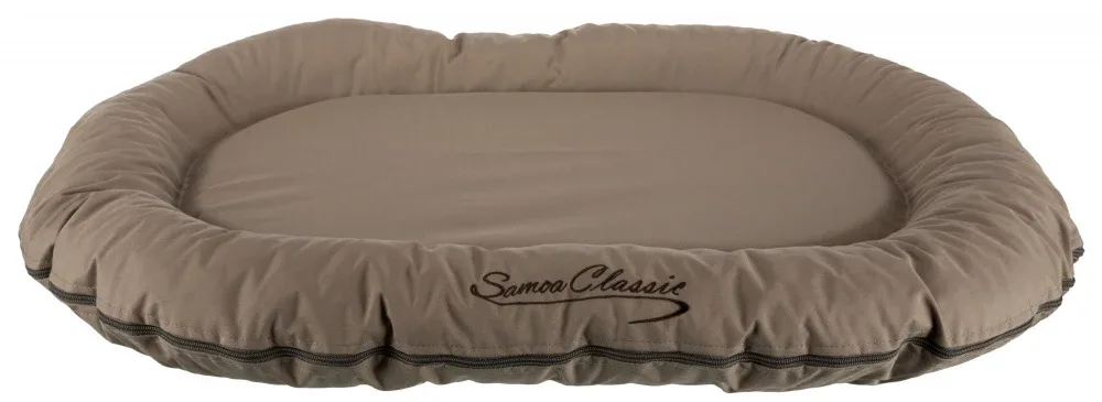 Hundepude Taupe (brun), lækker, slidstærk og praktisk, Samoa Classic pude